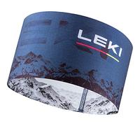 Leki XC, fascia per capelli, denim-bianco-poppy rosso, taglia unica