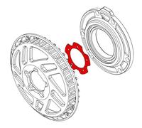 Lekkie Bling Ring Spacer 2mm per BBSHD E-Bike, Pedelec