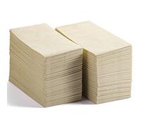 LEKOCH 200 PCS tovaglioli Cocktail di carta di bambù usa e getta 100% compostabili ed ecologici 2 ply Tovaglioli per la cena di nozze 40 * 40cm