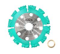 LEKOMESH Disco da taglio diamantato per radici, disco da taglio 125 mm x 22,23 mm, lama diamantata per tronchi d'albero, pannelli di tetto, tronco radici, legno, gomma dura, plastica
