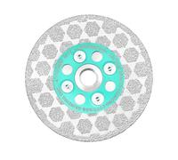LEKOMESH Disco Diamantato 100MM Porcellanato - Disco Diamantato Gres Porcellanato Doppelseitig Dischi Diamantati Taglio Macinazione per Marmo Granito Calcestruzzo Ceramica Gres, Flangia M14