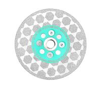 LEKOMESH Disco Diamantato 115MM Porcellanato - Disco Diamantato Gres Porcellanato Doppelseitig Dischi Diamantati Taglio Macinazione per Marmo Granito Calcestruzzo Ceramica Gres, Flangia M14