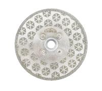 LEKOMESH Disco Diamantato 115MM Porcellanato - Doppelseitig Dischi Diamantati Taglio Macinazione per Granito Marmo Ceramica Gres, Flangia M14