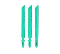 LEKOMESH Lame Seghetto Alternativo Diamantato - 3 pezzi Lame Diamantate Disco da Taglio per Vetroresina Marmo Plastica Legno Cartongesso con Gambo a T Grana 46