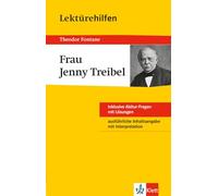 Lektürehilfen Theodor Fontane "Frau Jenny Treibel"