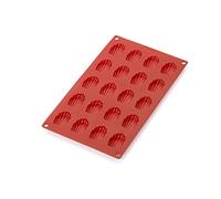 Lékué 0620620R01M022 - Stampo in Silicone Platinum per mini biscotti, 20 cavità