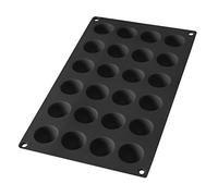 Lékué 24 cavità Gourmet mini semi Sphere Mold, nero