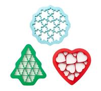 LEKUE COOKIE PUZZLE KIT 3 STAMPO PER BISCOTTI