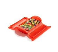 Lékué, Custodia in silicone per vaporiera,650 ml, colore: Rosso