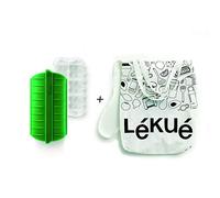 Lékué Custodia per vapore, in silicone, colore: verde