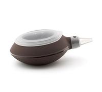 Lékué Decopen, Penna per decorare, 4 bocchette, in silicone, colore: Marrone