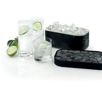 Lékué Ice Box - Vaschetta cubetti ghiaccio, color nero