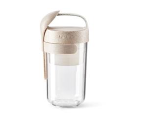 Lékué Jar To Go 600ml Organic, Beis, 600 ml