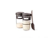 Lékué Kit lievito panario, Silicone Vetro, Chiaro