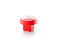 Lékué Ovo - Stampo in silicone per cuocere uova, cubico rosso