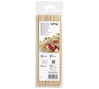 Lékué PAL00009MADU012 forchettine in legno, 40 pezzi, 18 cm, colore: marrone