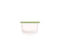 Lékué Sacchetto per conservare/congelare alimenti, in silicone platino verde, 0,5 l