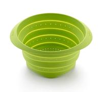 Lékué - Scolapasta pieghevole in silicone 23 cm, Verde