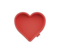 Lékué - Stampo a Forma di Cuore 1300 ml, Colore: Rosso