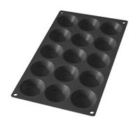 Lékué - Stampo per 15 tortine, colore: Nero