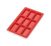 Lékué 0621009R01M022 - Stampo per torta/pasticcini, 9 scomparti, in silicone platinico