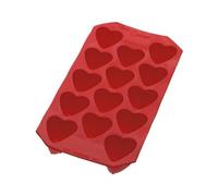 Lekue - Vassoio per cubetti di Ghiaccio, Colore: Rosso