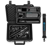 LEKUFEE Custodia Rigida da Viaggio Impermeabile per Insta360 X5, Insta360 X4 Air, Insta360 X4, Insta360 X3 Action Camera, 4 Batterie, Trasmettitore Mic Air e Altri Accessori (Solo Custodia)