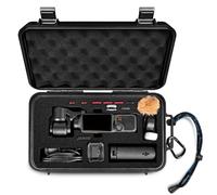 LEKUFEE Custodia rigida impermeabile da viaggio compatibile con DJI Osmo Pocket 4P, Osmo Pocket 4, Creator Combo, fotocamera Vlog e accessori (solo custodia e borsa)