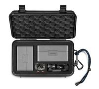LEKUFEE Custodia Rigida Impermeabile da Viaggio per DJI Mic Mini,Mic 2, DJI Mic, Custodia di Caricamento, Trasmettitore, Ricevitore, Microfono Lavalier e altri Accessori (Solo Custodia e Borsa)