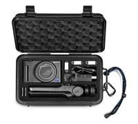 LEKUFEE Custodia Rigida Impermeabile da Viaggio per Sony ZV-1F, Sony ZV-1/ZV-1 II,videocamera per vlog, batteria (3 pezzi), GP-VPT2BT, impugnatura GP-VPT3 e accessori (solo custodia e borsa)