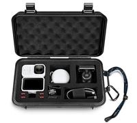 Lekufee Custodia rigida impermeabile da viaggio per Xtra Atto, Action Camera e altri accessori (solo custodia e borsa)