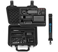 LEKUFEE Custodia Rigida Impermeabile per DJI Osmo Pocket 4, Osmo Pocket 3, DJI Mic 3/Mic Mini/Mic 2,Combo Standard, Combo Creator, Combo Essential e Accessori (Solo Valigia)