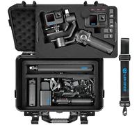 LEKUFEE Custodia Rigida Impermeabile per GoPro Fluid Pro AI Stabilizzatore | Valigetta da Trasporto adatto a GoPro Hero 13/12/11/10/9,GoPro MISSION 1 PRO, Media Mod e Accessori (Solo Custodia)
