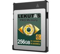 LEKUTAS Scheda di Memoria CFexpress Tipo B da 256 GB R1400MB/s W800MB/s CFX xqd Schede Tipo B per Fotocamere 8K RAW Compatibile con Nikon Z6/Z7/D