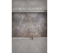 Leland de la Durantaye Giorgio Agamben (Copertina rigida)