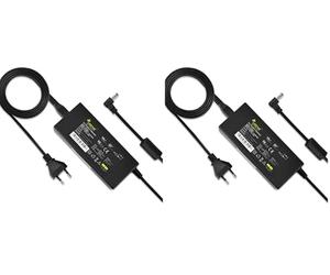 LElCKE Alimentatore 12V 5A 60W, adatto per notebook, strisce LED, MiniPC, PicoPSU, ATX, ITX, schermi TFT-LCD, TV, NAS, hard disk esterni, router, hub, switch, ecc. (Confezione da 2)