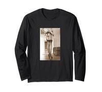 #lele Bella Donna con Tacchi alti e Lingerie Maglietta Maglia a Manica