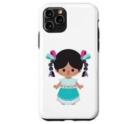 Lele doll, Marìa Doll, Adelitas. 100% Mexican Handmade Otomi Custodia per iPhone 11 Pro