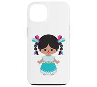 Lele doll, Marìa Doll, Adelitas. 100% Mexican Handmade Otomi Custodia per iPhone 13