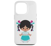 Lele doll, Marìa Doll, Adelitas. 100% Mexican Handmade Otomi Custodia per iPhone 13 Pro