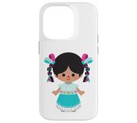 Lele doll, Marìa Doll, Adelitas. 100% Mexican Handmade Otomi Custodia per iPhone 14 Pro