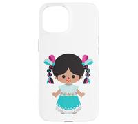 Lele doll, Marìa Doll, Adelitas. 100% Mexican Handmade Otomi Custodia per iPhone 15