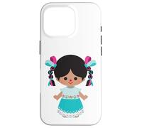 Lele doll, Marìa Doll, Adelitas. 100% Mexican Handmade Otomi Custodia per iPhone 16 Pro
