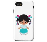 Lele doll, Marìa Doll, Adelitas. 100% Mexican Handmade Otomi Custodia per iPhone SE (2020) / 7/8