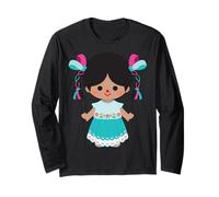Lele Doll, Marìa Doll, Adelitas. 100% Mexican Handmade Otomi Maglia a Manica