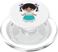Lele doll, Marìa Doll, Adelitas. 100% Mexican Handmade Otomi PopSockets PopGrip per MagSafe