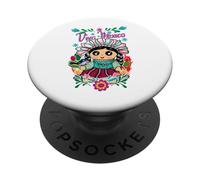 Lele Doll The patrimonial and spiritual beauty of Mexico PopSockets PopGrip Adesivo