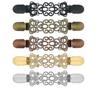 LELE LIFE Fermagli vintage per maglioni, eleganti spille per camicie, abbigliamento, 5 colori, per stringere, stringere, per vestiti, cardigan, scialle da donna