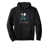 #lele love t-shirt life is beautiful felpa con cappuccio floreale moderno Felpa con Cappuccio