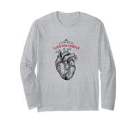 #lele - Maglietta a maniche corte, motivo: "I love you forever" Maglia a Manica